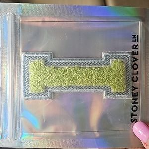 Stoney Clover Lane Varisty "I"  Letter Patch- Lime Colorway